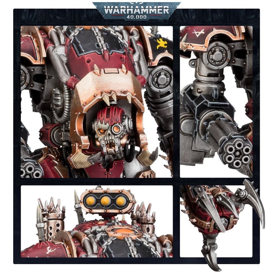 【戰鎚40k】Chaos Knights: Wardogs - 混沌騎士戰狗-細節圖4