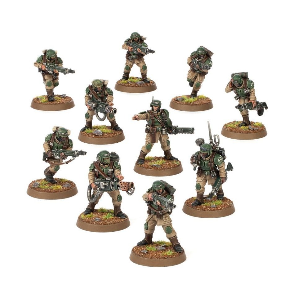 【戰鎚40K】Astra Militarum: Cadian Shock Troops - 星界軍卡迪亞突擊部隊-細節圖2