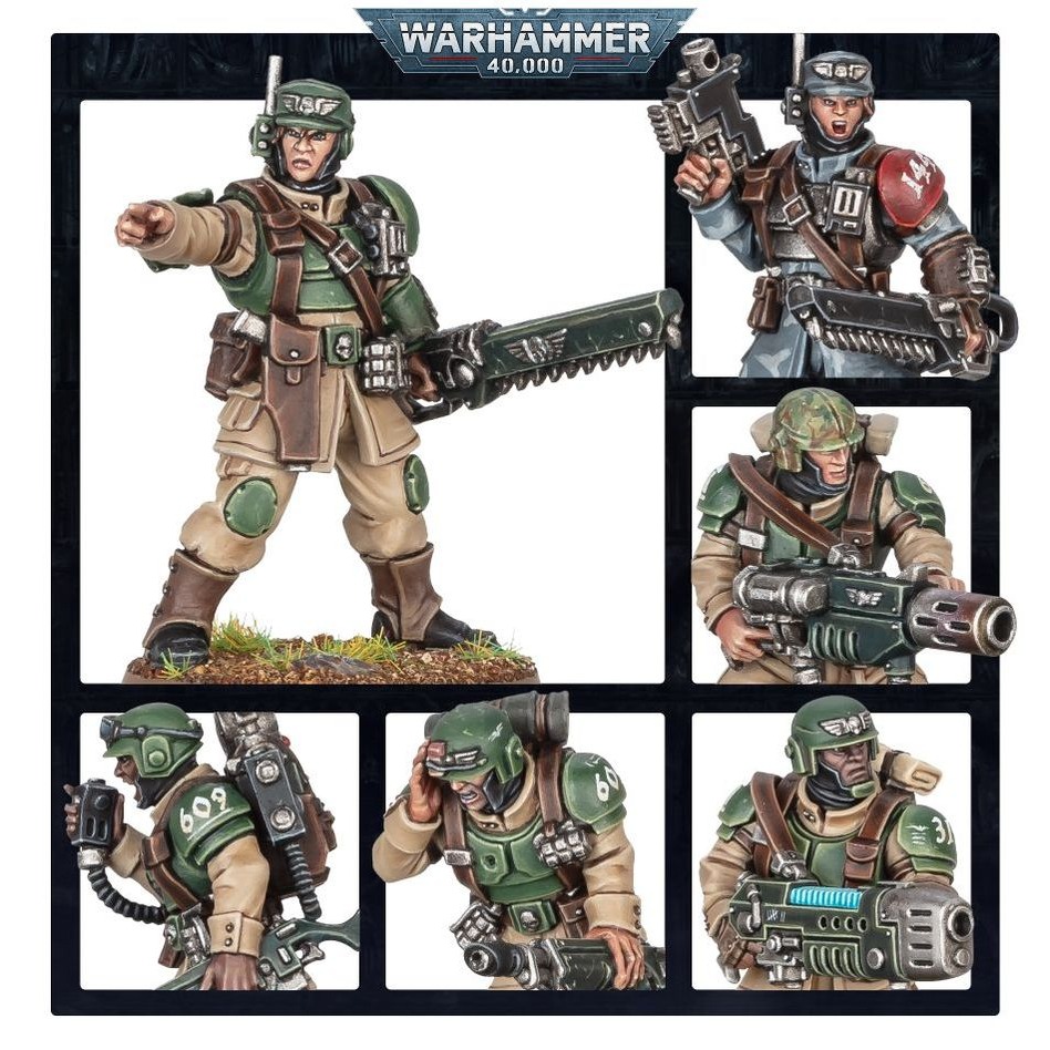 【戰鎚40K】Astra Militarum: Cadian Shock Troops - 星界軍卡迪亞突擊部隊-細節圖3