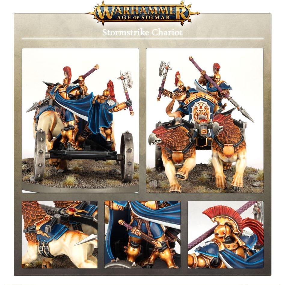 【戰鎚AOS】Stormcast Eternals: Stormstrike Chariot - 雷鑄神兵暴風突擊戰車-細節圖3