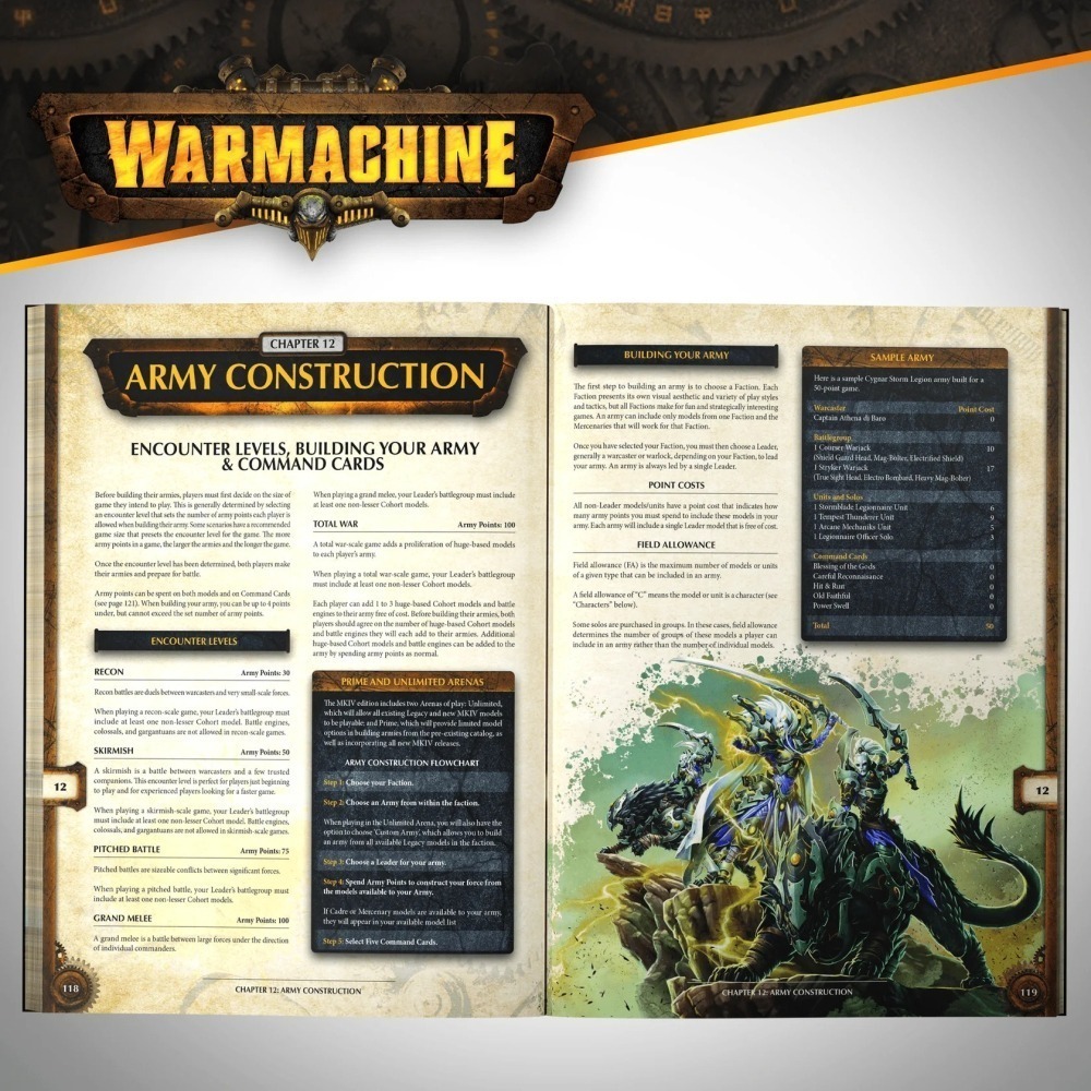 Warmachine-戰爭機甲-Warmachine Core Book-細節圖4