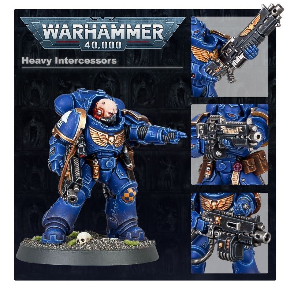 【戰鎚40k】Space Marines: Heavy Intercessors - 星際戰士重型仲裁者-細節圖3