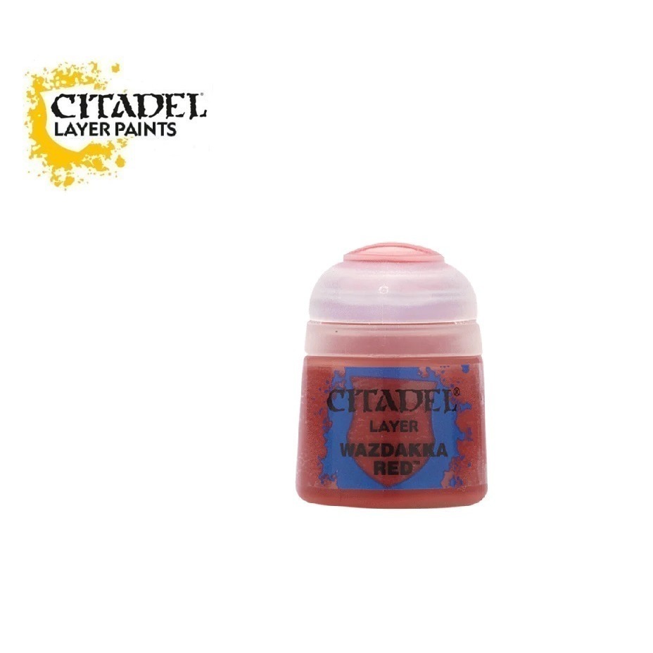 【Citadel】Layer/疊色漆 : Wazdakka Red (12ml)-細節圖2