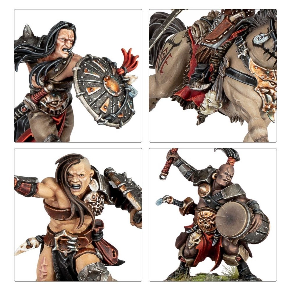 【戰鎚AOS】 Darkoath Raiders Spearhead - 先鋒軍：黑暗之奴－暗誓掠奪者-細節圖3