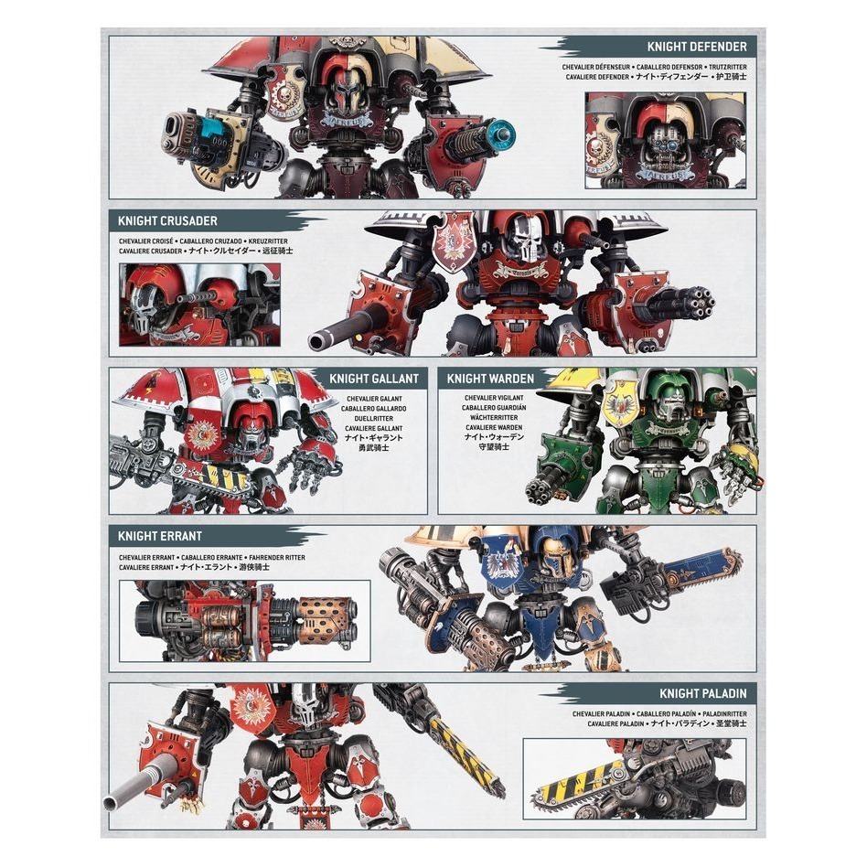 【戰鎚40k】Imperial Knights: Knight Questoris - 帝國騎士：巡游級騎士-細節圖2
