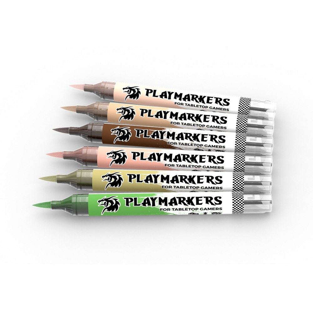 AKM107 - AK Playmarkers Set - Skin & Flesh Tones (6 Markers)-細節圖2