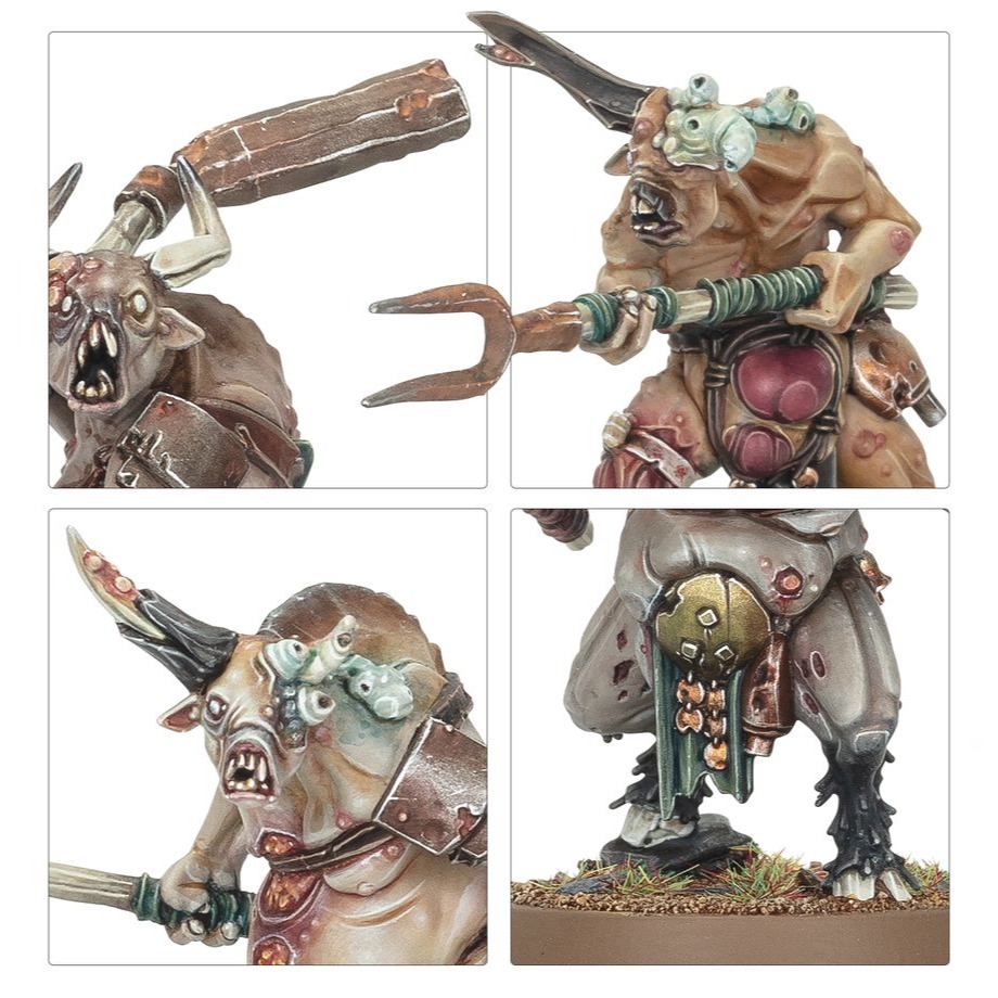 【戰鎚AOS】Maggotkin of Nurgle: Pestigors - 納垢蛆裔：疫角獸-細節圖4