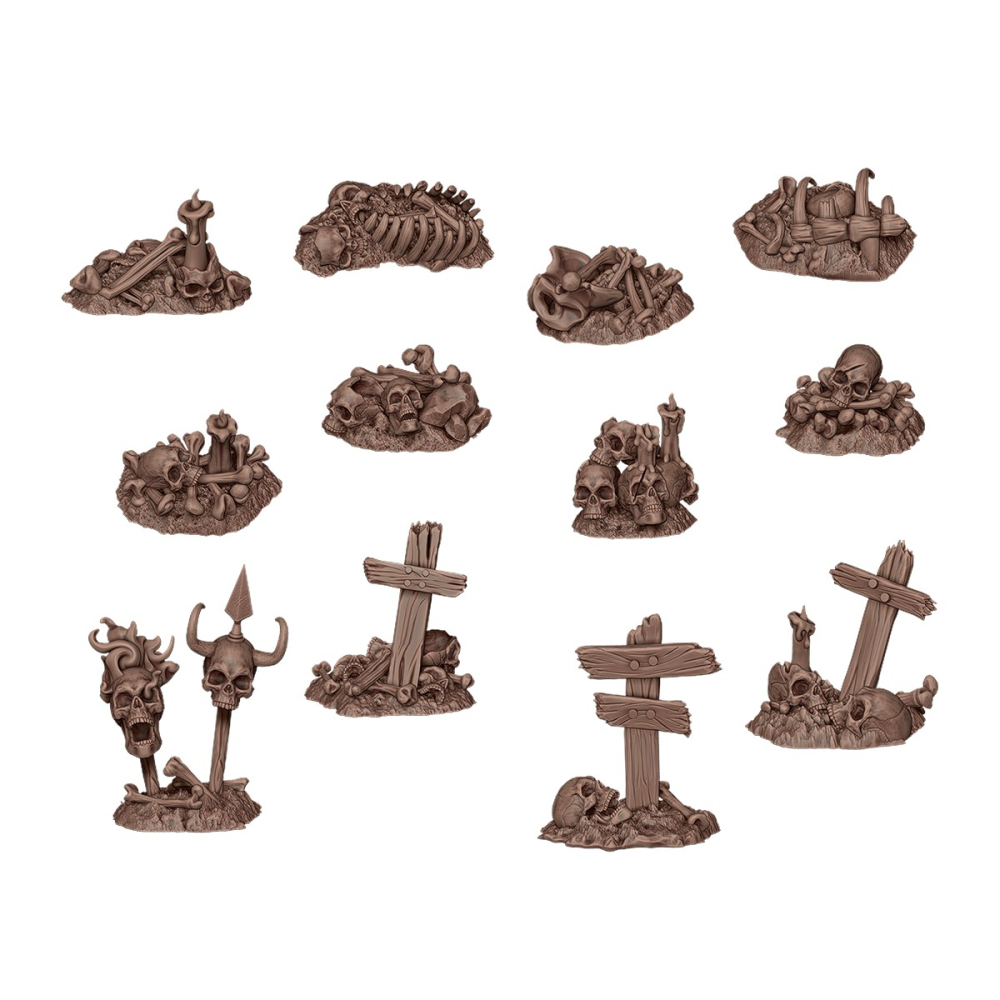 AKBIT0014 - Basing Bit - Wargame Scenery - Bones Remains-細節圖3
