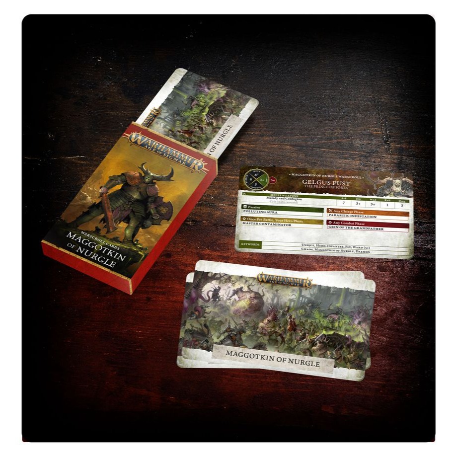 Maggotkin of Nurgle: Warscrolls (Chinese) - 戰爭卷軸：納垢蛆裔(簡中版)-細節圖3