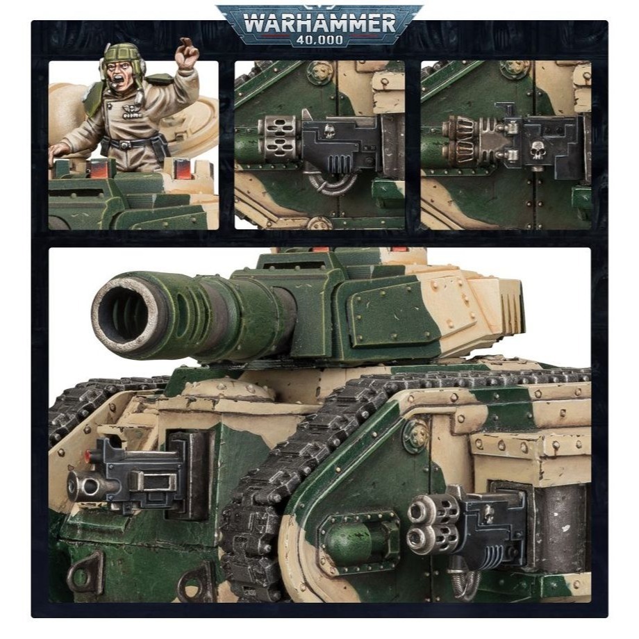 【戰鎚40K】Astra Militarum Leman Russ Battle Tank - 星界軍黎曼魯斯戰鬥坦克-細節圖3