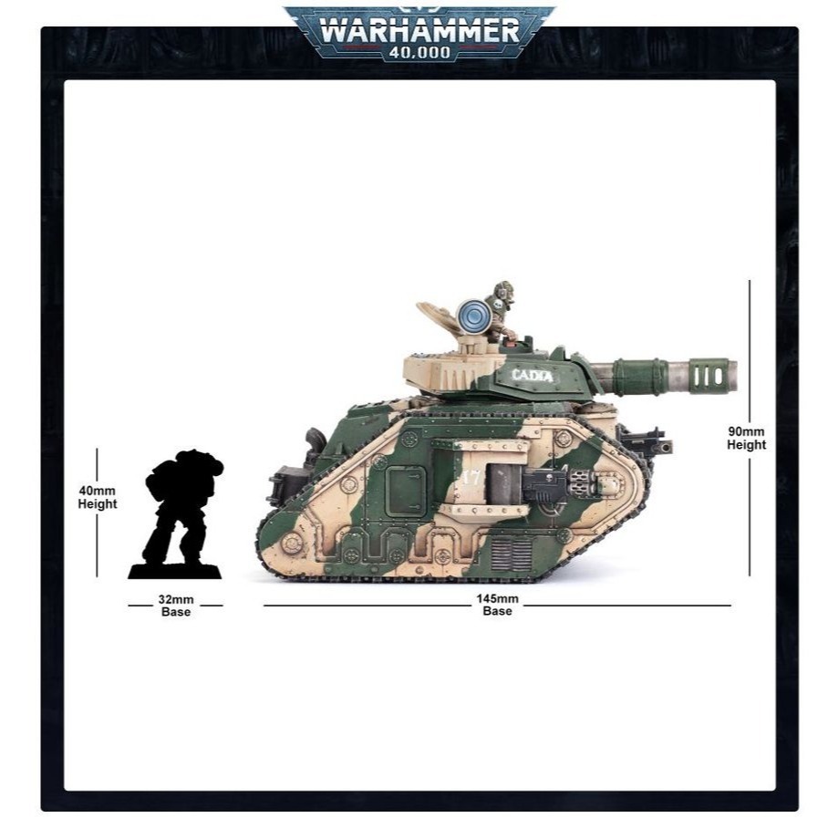 【戰鎚40K】Astra Militarum Leman Russ Battle Tank - 星界軍黎曼魯斯戰鬥坦克-細節圖5