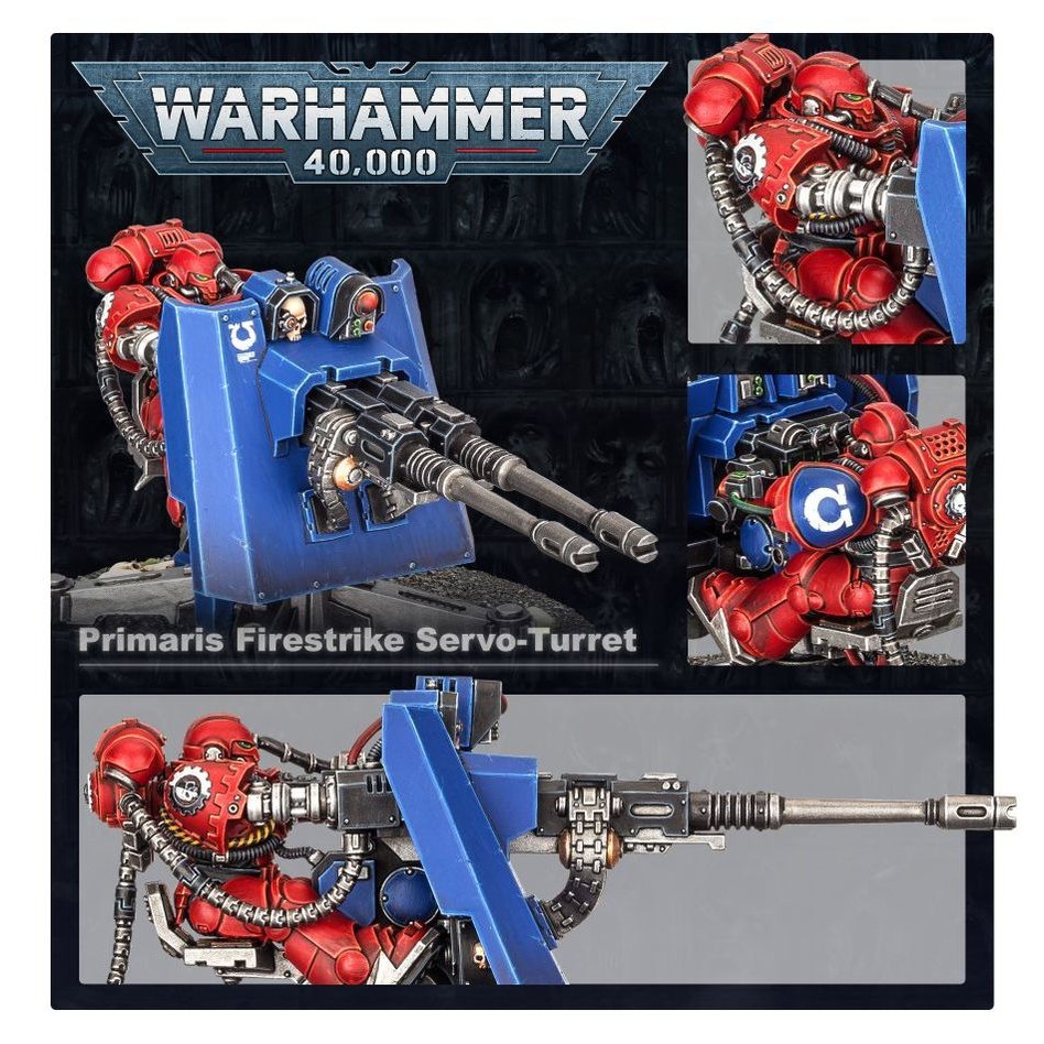 【戰鎚40k】Primaris Firestrike Servo-turret-星際戰士基因原體火擊伺服砲塔-細節圖3