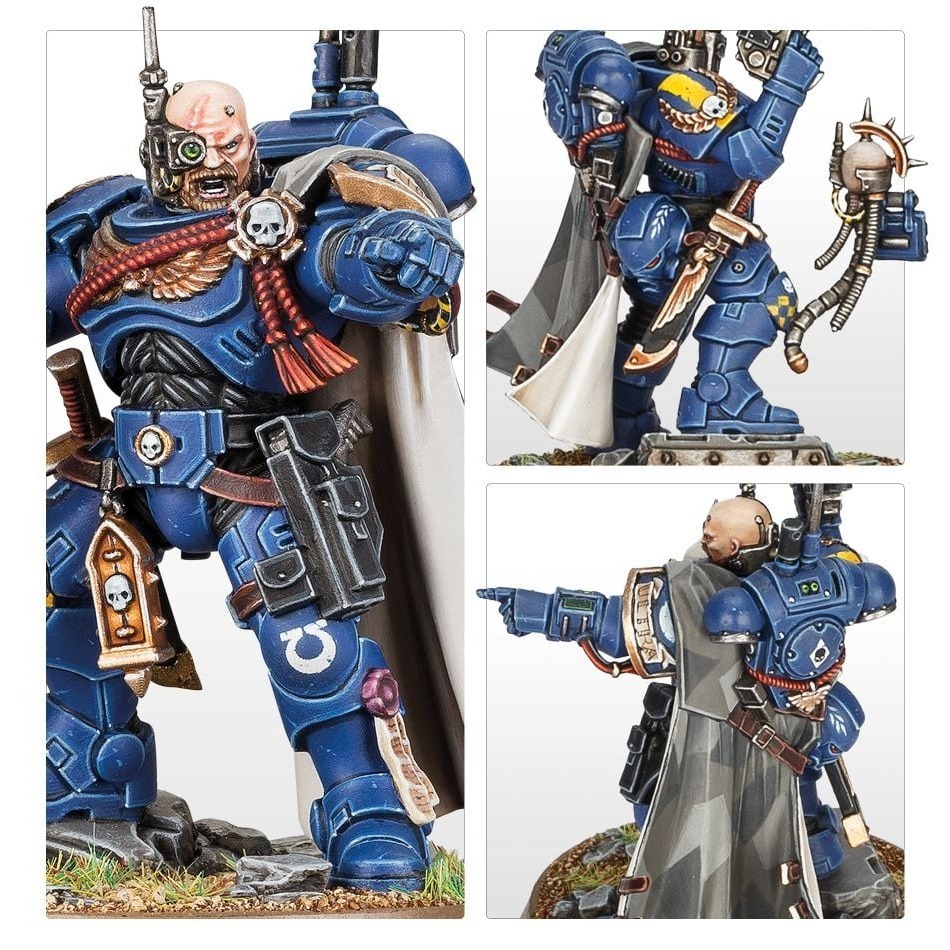 【戰鎚40K】Space Marines:Captain In Phobos Armour-原鑄星際戰士弗波斯盔甲連長-細節圖3