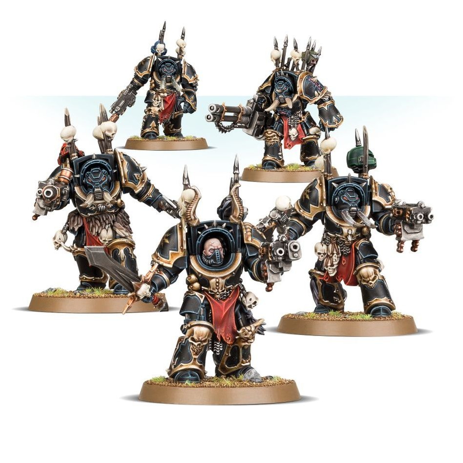 【戰鎚40k】Chaos Space Marines: Terminators SQUAD- 渾沌星際戰士終結者-細節圖2