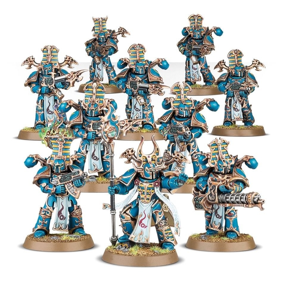 【戰鎚40K】Thousand Sons: Rubric Marines - 千瘡之子紅字戰士-細節圖2