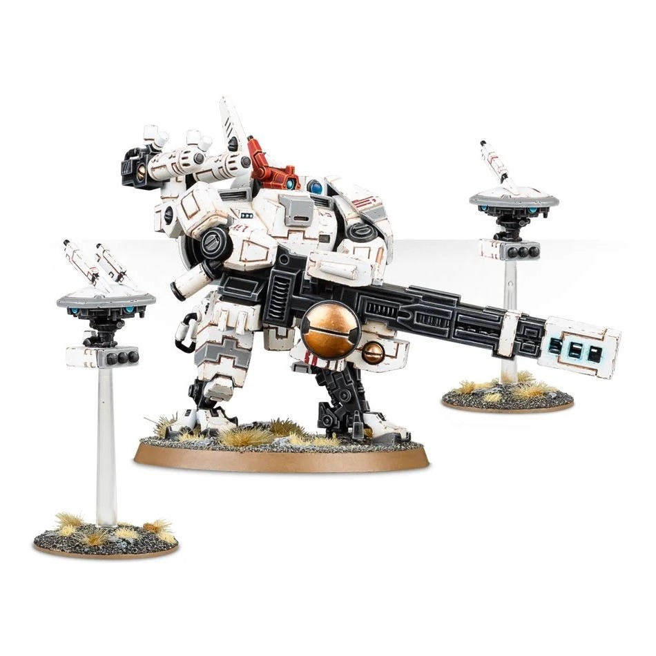 【戰鎚40k】T＇AU Empire Broadside Battlesuit - 鈦帝國XV88舷炮戰斗裝具-細節圖2