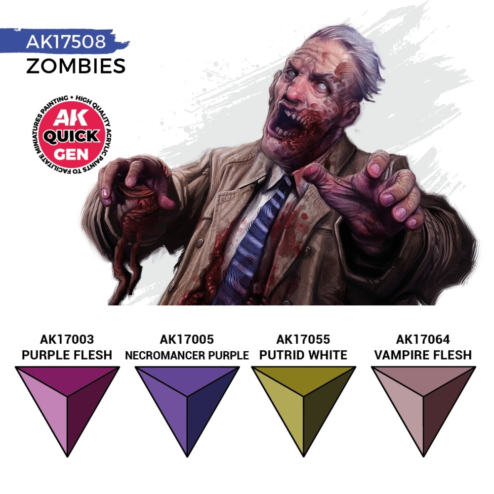 AK17508 - Quick Gen - Zombies 4 Paints - 喪屍 4色-細節圖3