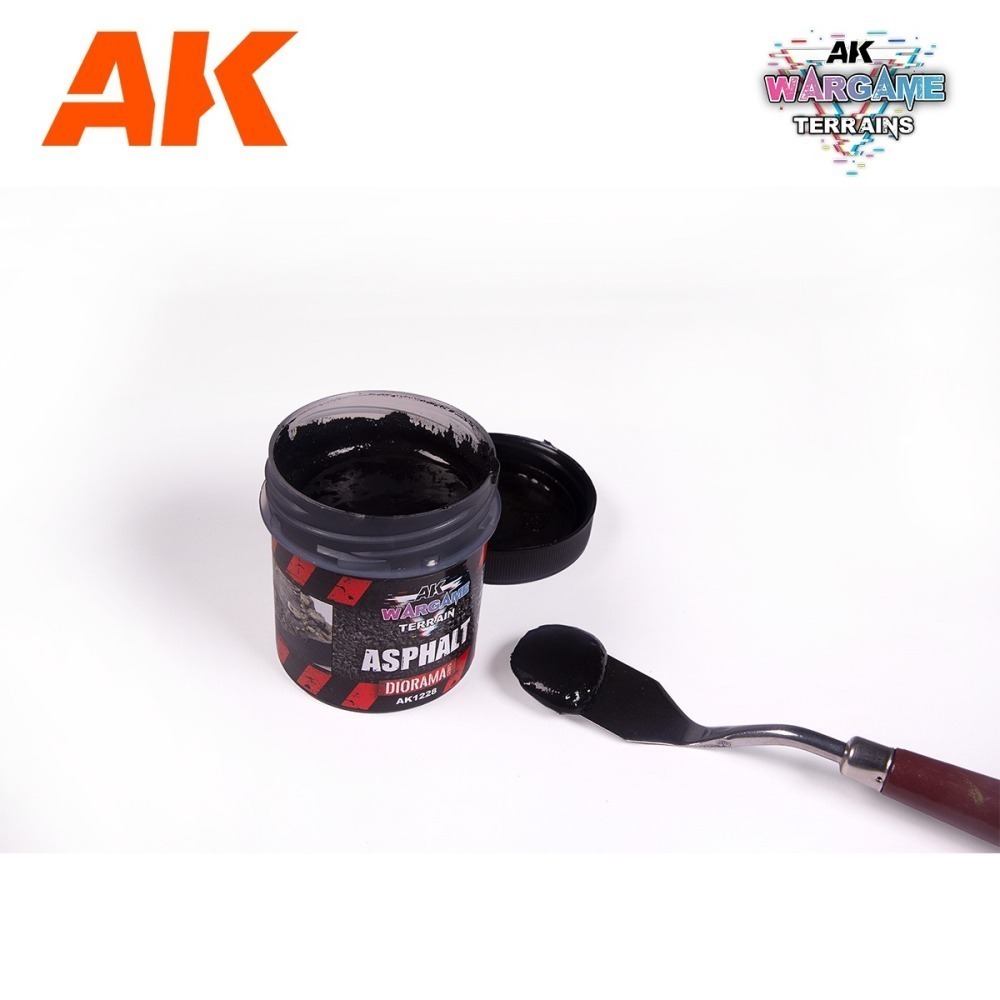 AK1228 - Terrains - Asphalt 100 ml - 場景 - 瀝青 100ml-細節圖2