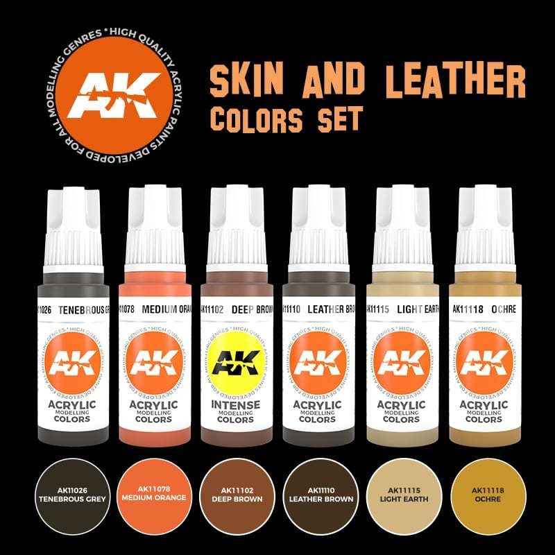 AK11613 - Skin and Leather Colors Set-細節圖2