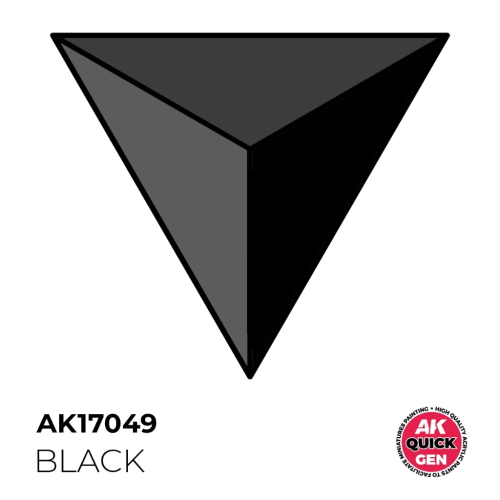 AK17049 - Quick Gen - Black 18 ml - 黑色 18ml-細節圖3