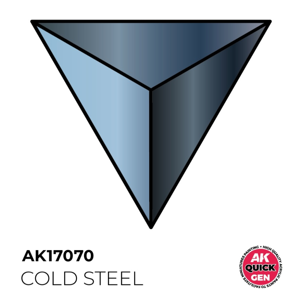 AK17070 - Quick Gen - Cold Steel 18 ml - 冷鋼色 18ml-細節圖3