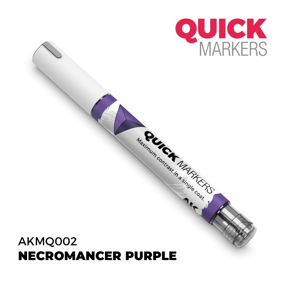 AKMQ002 - AK Quick Marker - Necromancer Purple - 死靈術士紫色-細節圖2