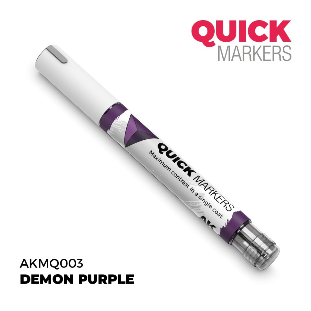 AKMQ003 - AK Quick Marker - Demon Purple - 惡魔紫色-細節圖2