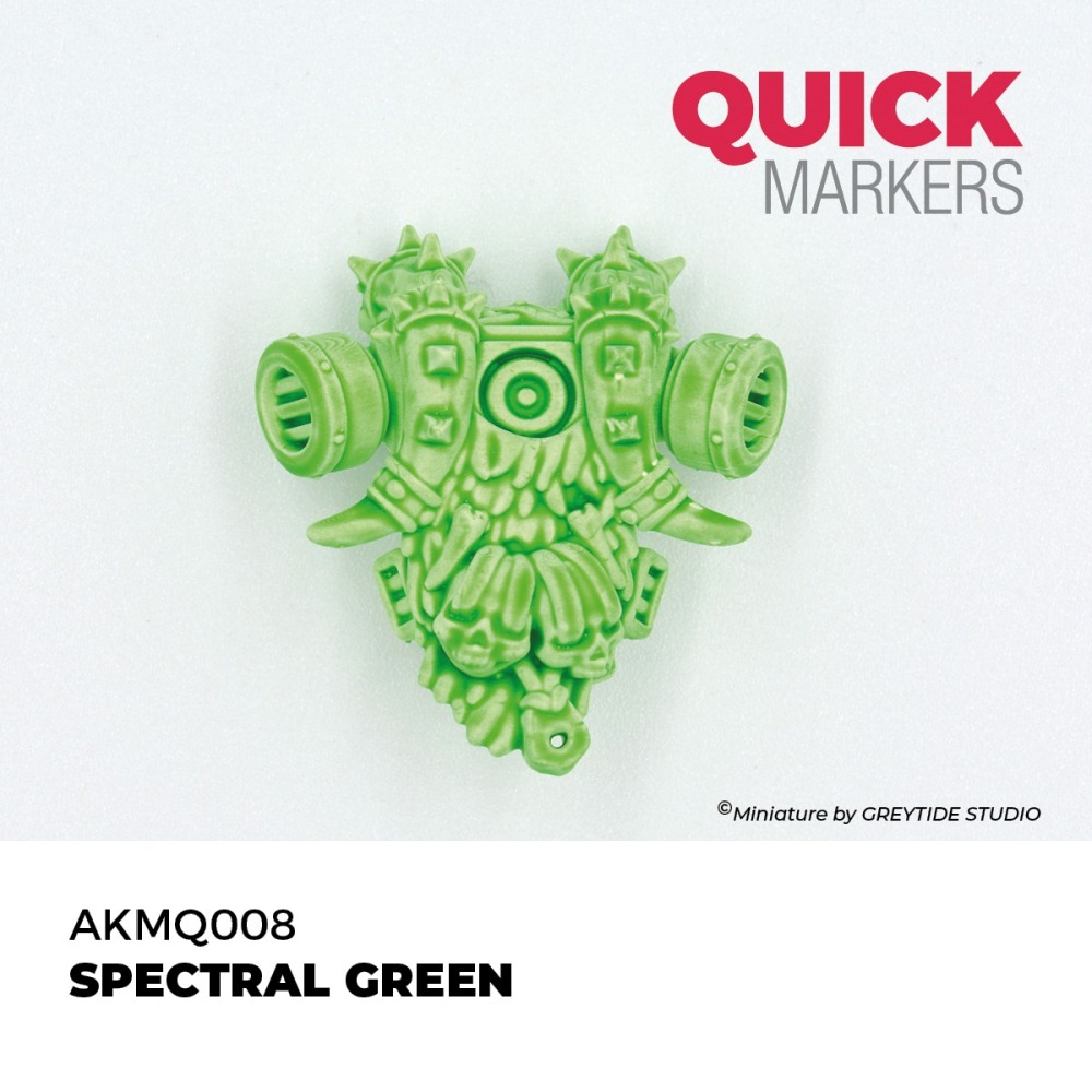 AKMQ008 - AK Quick Marker - Spectral Green - 靈體綠色-細節圖2