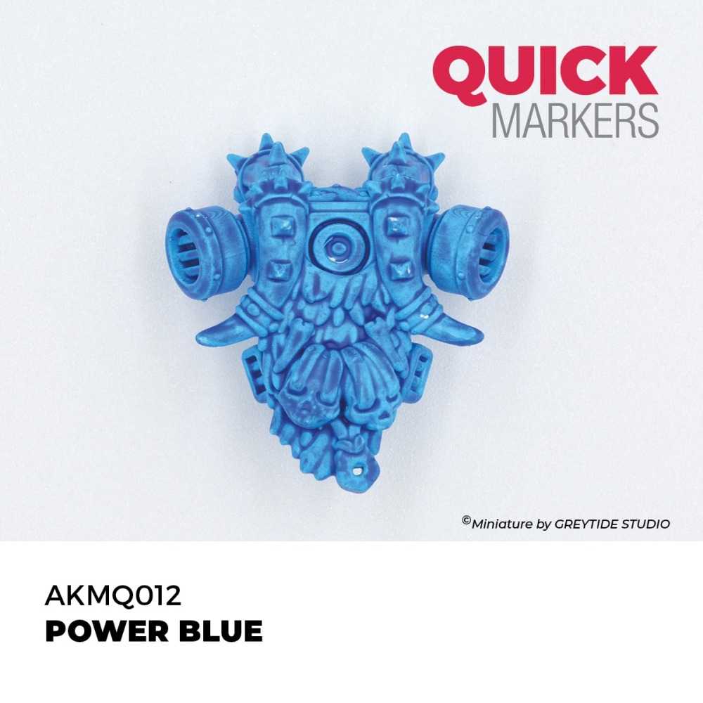 AKMQ012 - AK Quick Marker - Power Blue - 能量藍色-細節圖2
