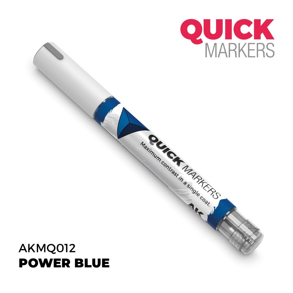 AKMQ012 - AK Quick Marker - Power Blue - 能量藍色-細節圖3