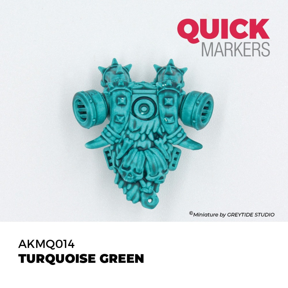 AKMQ014 - AK Quick Marker - Turquoise Green - 綠松色-細節圖2