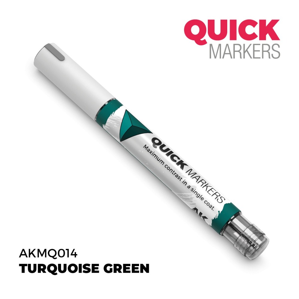 AKMQ014 - AK Quick Marker - Turquoise Green - 綠松色-細節圖3