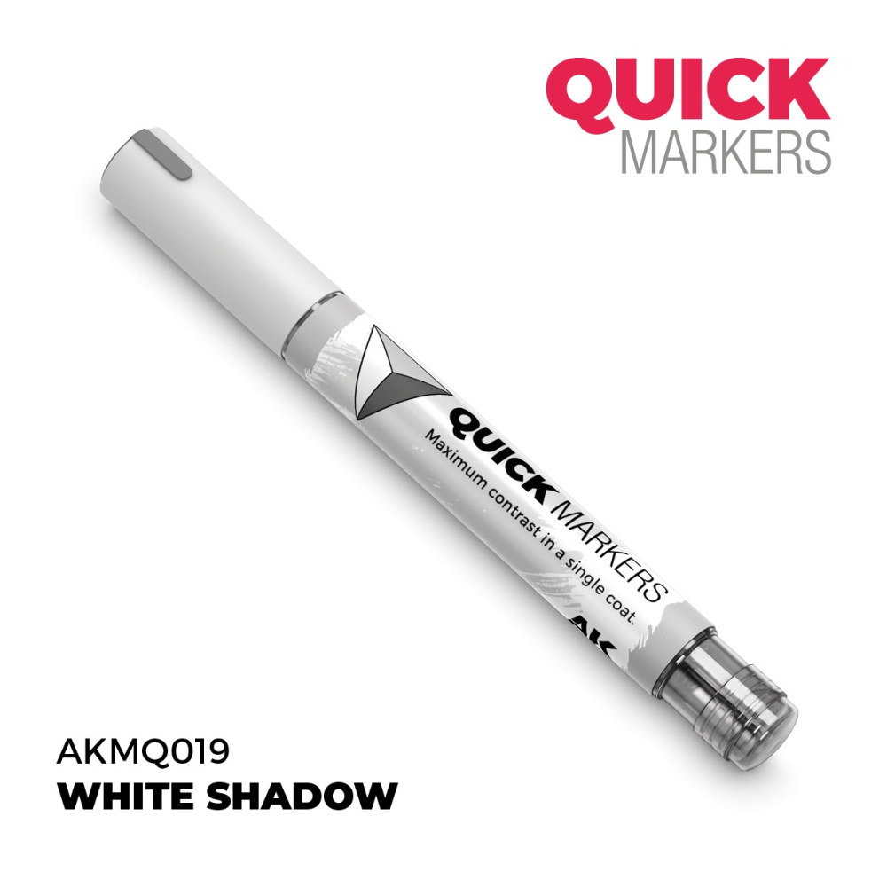 AKMQ019 - AK Quick Marker - White Shadow - 暗影白色-細節圖3