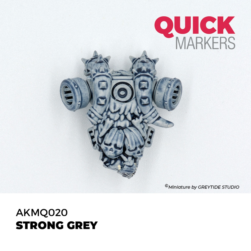 AKMQ020 - AK Quick Marker - Strong Grey - 濃灰色-細節圖2