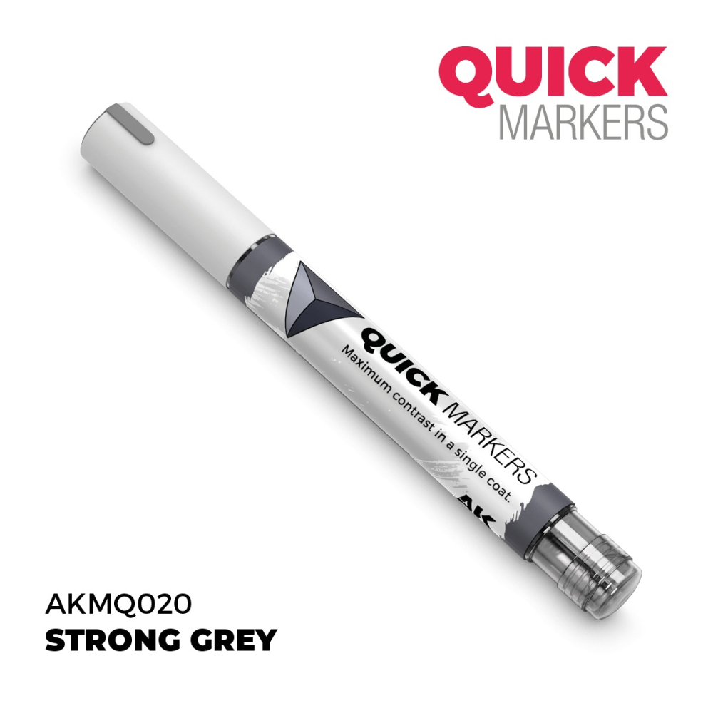 AKMQ020 - AK Quick Marker - Strong Grey - 濃灰色-細節圖3