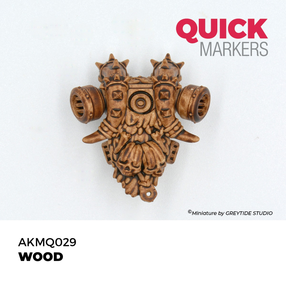AKMQ029 - AK Quick Marker - Wood - 木紋色-細節圖2