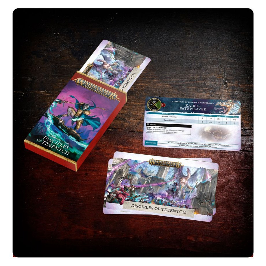 Disciples of Tzeentch:Warscroll Cards (Chinese)-數據卡：奸奇使徒(簡中-細節圖3