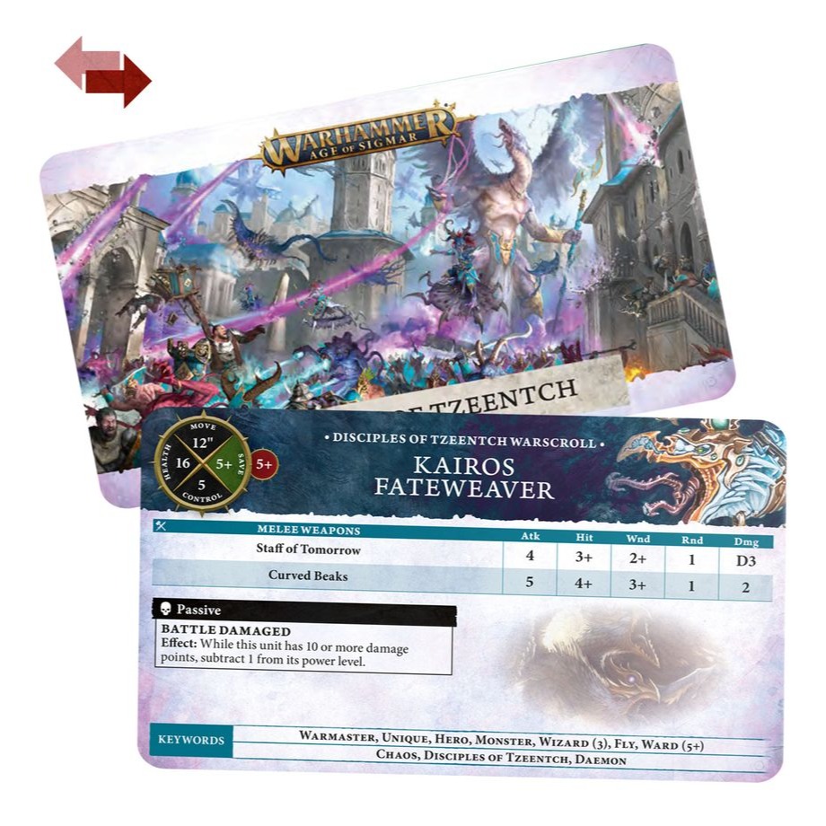 Disciples of Tzeentch:Warscroll Cards (English)-數據卡：奸奇使徒(英文-細節圖4
