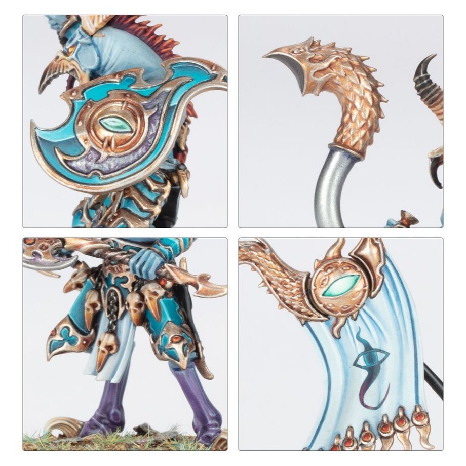 Disciples of Tzeentch:Spearhead-Tzaangor Warflock-先鋒軍：奸角獸戰群-細節圖6