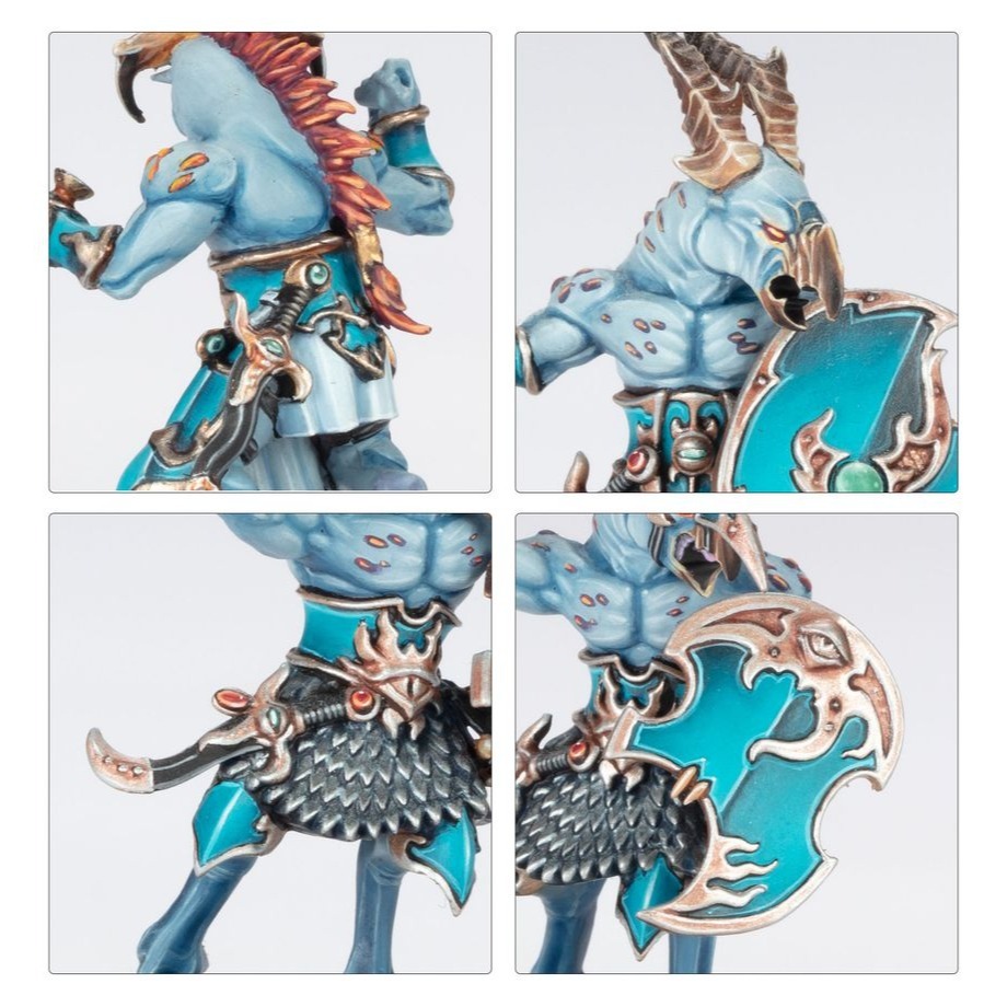 Disciples of Tzeentch:Spearhead-Tzaangor Warflock-先鋒軍：奸角獸戰群-細節圖7