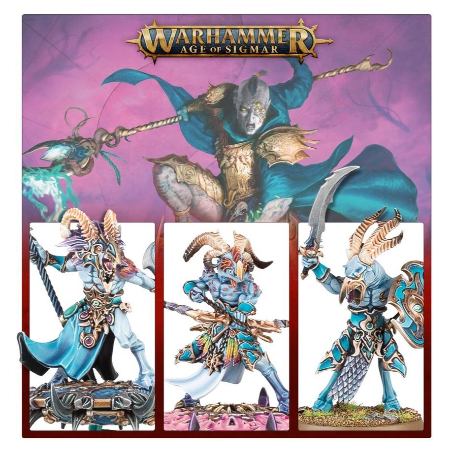 Disciples of Tzeentch:Spearhead-Tzaangor Warflock-先鋒軍：奸角獸戰群-細節圖8