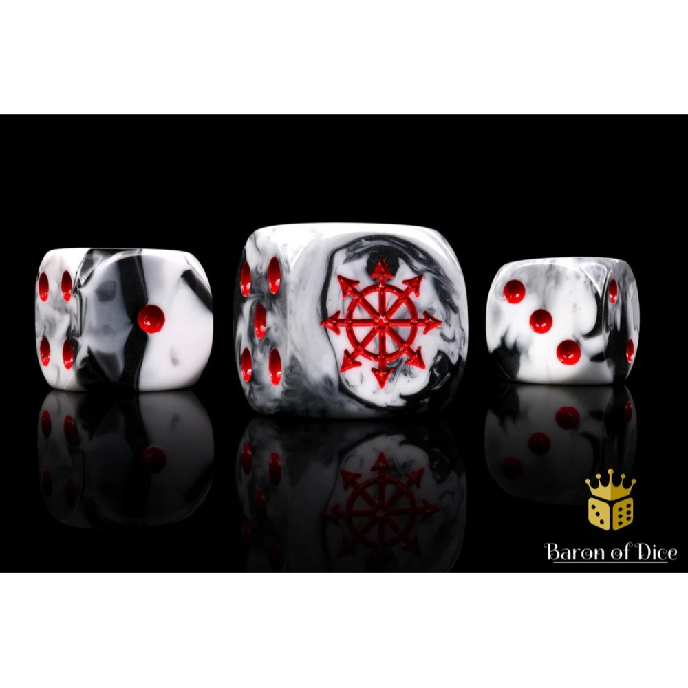 Baron of Dice-Chaos Demon-Marbled(Round)x25/混沌惡魔-大理石紋(圓角)-細節圖2