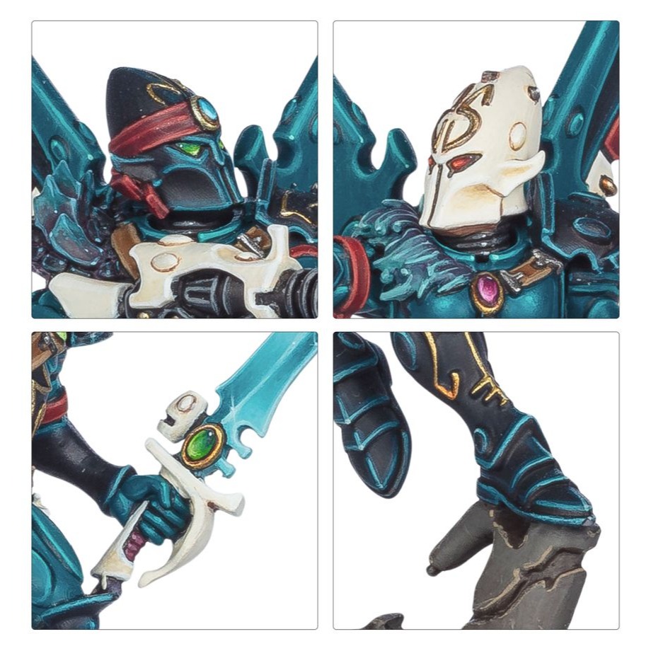 Aeldari: Corsairs Battleforce - Eldritch Raiders-艾達靈族：駭人劫掠者-細節圖6