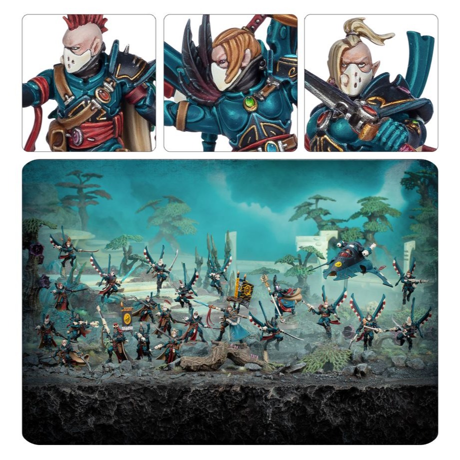 Aeldari: Corsairs Battleforce - Eldritch Raiders-艾達靈族：駭人劫掠者-細節圖8