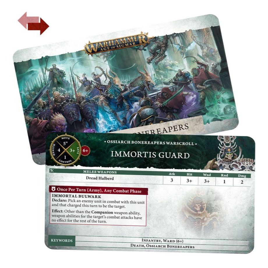 Ossiarch Bonereapers: Warscroll Cards (ENG)-戰爭卷軸：殮骨骸軍(英文-細節圖2
