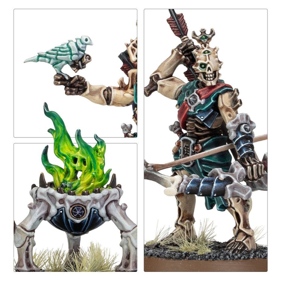 【戰鎚AOS】Ossiarch Bonereapers: Mortek Triaxes - 殮骨骸軍：骸鑄魂箭手-細節圖3