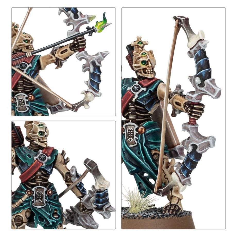 【戰鎚AOS】Ossiarch Bonereapers: Mortek Triaxes - 殮骨骸軍：骸鑄魂箭手-細節圖4