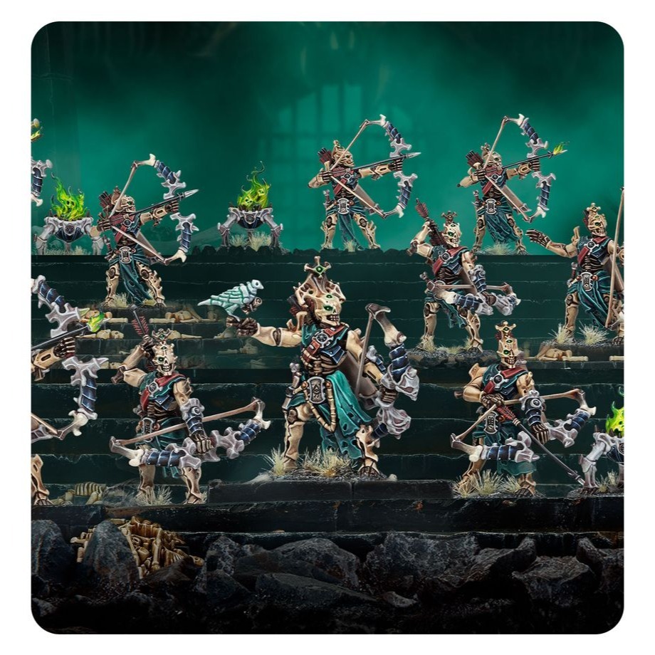 【戰鎚AOS】Ossiarch Bonereapers: Mortek Triaxes - 殮骨骸軍：骸鑄魂箭手-細節圖5