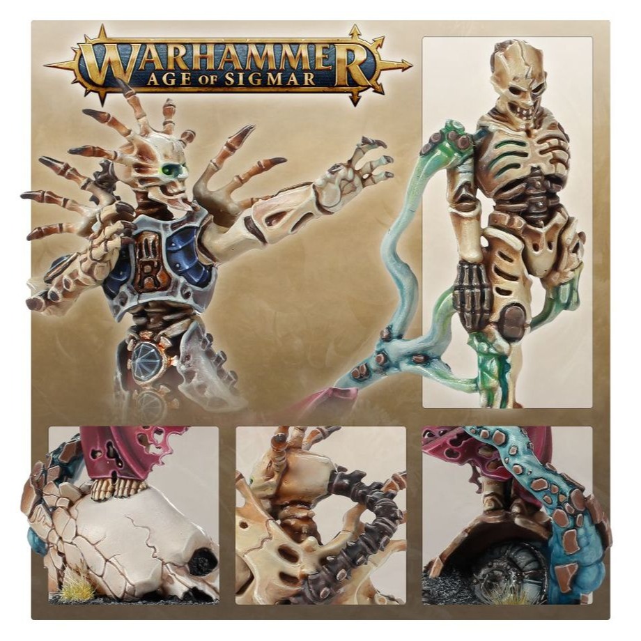 【戰鎚AOS】Ossiarch Bonereapers: Mortisan Boneshaper-殮骨骸軍：冥儀塑骨師-細節圖2