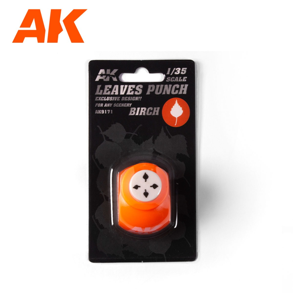 AK9171 - Tools - Leaves Punch Birch - 樺木葉打洞機-細節圖2